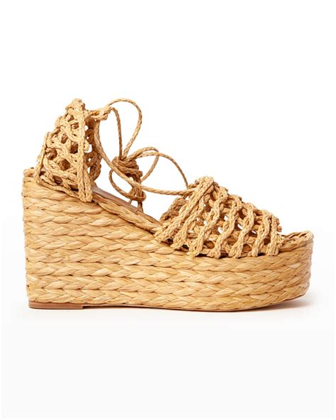 celine raffia sandal|neutral wedge platform sandals.